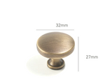 ClassicLine Möbelgriffe aus Messing – Europäische Bronze Schrankgriffe | Zeitloses Design | Langlebige Oberfläche