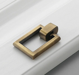 ARCOVIA Halbkreis Möbelgriff aus Messing – Antik Kupfer Schrankgriff | Vintage Design | Elegante Möbelveredelung