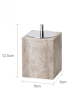ZENSTONE Naturstein Badset – Höhlenstein Accessoires | Wabi-Sabi Design | Luxuriöse Spa Atmosphäre