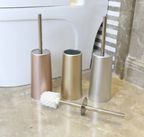 Aurelia GlanzLine WC-Garnitur – Toilettenbürste in Goldoptik | Hygienische Reinigung | Stilvolles Badaccessoire