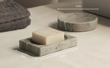 ZENSTONE Naturstein Badset – Höhlenstein Accessoires | Wabi-Sabi Design | Luxuriöse Spa Atmosphäre