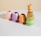 TeeRitual Matcha-Zubereitungsset – Mehrteiliges Keramik-Teeset mit Matcha-Schale & Teebesen | Japanisch Inspiriertes Design | Für Bis zu 4 Personen