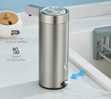 HygienioSense Automatischer Seifenspender aus Edelstahl 304 – Berührungsloser Sensor-Spender für Küche & Bad