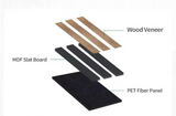 ACOUSTOAK Akustik Wandpaneel Eichenoptik – Schallabsorber Platte 21 mm | Flexible Montage | Verbesserte Raumakustik
