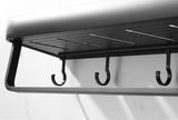 BlackEdge Eckregal ohne Bohren – Schwarzes Aluminium-Wandregal