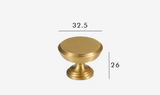 ÉliteBrass Möbelgriff T-Stange aus Massivmessing – Französischer Stil Schrankgriff | Ergonomisches Design | Langlebige Premium Qualität