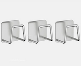 CleanHold Edelstahl-Schwammhalter – Selbstklebender Organizer