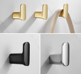 ChromeHold Premium Wandhaken Selbstklebend Messing Chrom – Bohrfreie Metallhaken für Bad, Küche, Flur & Schlafzimmer | Rostfreie Design-Wandhaken mit starker Klebefläche | Moderne Universal-Hakenlösung