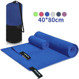 SportFrisch Kompakttuch – Leichtes Reisehandtuch 40 × 80 cm | Schnell Trocknend & Feuchtigkeitsaufnehmend | Mit Beutel für Sport & Outdoor