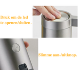 HygienioSense Automatischer Seifenspender aus Edelstahl 304 – Berührungsloser Sensor-Spender für Küche & Bad