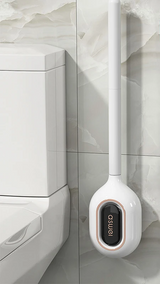 AeroFresh Premium WC Bürste mit Duftsystem Wandmontage Silikon TPR Bohrenfrei – Hygienische Toilettenbürste mit Aromafach | Flexible Reinigung & Geruchsneutralisation | Moderne Badezimmerlösung