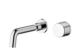 AURION Eleganz Wand-Waschbeckenarmatur Unterputz – Gebürstetes Gold / Roségold | Minimalistisches Design | Langlebige Messingqualität