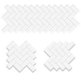 TileCraft Premium 3D Fliesenoptik Wandaufkleber Selbstklebend Hitzebeständig 10er Set – Wasserfeste PET Fliesensticker Küche & Bad | Moderne Renovierungslösung ohne Fliesenarbeiten | Realistische Wandverkleidung im 3D Design