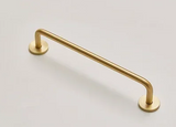 VELORIA Langgriff aus Messing in Goldoptik – Möbelgriff Extra Lang | Minimalistisches Design | Elegante Schranklösung