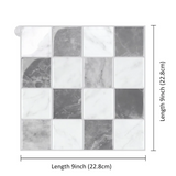 TileNova 3D Wandfliesen selbstklebend – Backsplash Fliesenoptik für Küche & Bad | Ölbeständig | Moderne Raumgestaltung