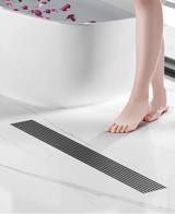 DrainCore Premium Bodenablauf Edelstahl Quadrat Duschablauf – Geruchsdichter Abfluss für Bad & Dusche | Hygienischer Edelstahl 304 Ablauf mit Geruchssperre | Modernes quadratisches Design