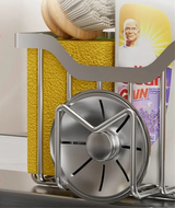 SinkFlow Pro Edelstahl-Spülenorganizer ohne Bohren – Multifunktionaler Küchenhalter für Schwämme, Bürsten & Seifenspender | Rostfreier Spülbecken-Organizer für mehr Ordnung an der Spüle