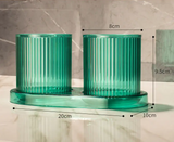 VIVACUP Color Becher – Anti-Fall Badezimmerbecher | Zahnbürsten- & Trinkbecher | Leicht & Modern
