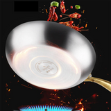 ChefSteel Pro 316 Edelstahl-Bratpfanne 28 cm für Induktion &amp; Gas | 7-Schicht Profi-Pfanne | langlebige Antihaft-Kochpfanne ohne Beschichtung
