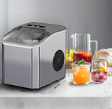 IceMaster Kompakt Eiswürfelmaschine – Tragbarer Eisbereiter Elektrisch | Schnelle Eiswürfel Produktion | Modernes Küchengerät