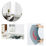 AcryLuma Flexible Acryl-Wandspiegel rund & oval – bruchsicherer Dekospiegel für Badezimmer und Wohnräume | ultraleicht, selbstklebend & sicher | moderne Raumvergrößerung