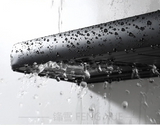 BlackEdge Eckregal ohne Bohren – Schwarzes Aluminium-Wandregal