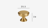 ÉliteBrass Möbelgriff T-Stange aus Massivmessing – Französischer Stil Schrankgriff | Ergonomisches Design | Langlebige Premium Qualität