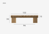 HAMMERA Messing Möbelgriff 128 mm – Gehämmertes Design | Antik Bronze & Mattgold | Handgefertigter Schrankgriff