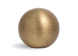 NATUROX Möbelgriff mit Holzakzent 128 mm – Bronze Metallgriff mit Walnussholz | Moderner Schrankgriff | Warme Designoptik