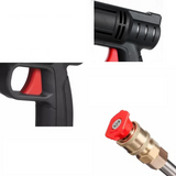 AquaBlast Pro Akku-Hochdruckreiniger 30 Bar für 18V Akkusysteme – Kabelloser Hochleistungsreiniger | 1000W Druckreiniger mit Schaumlanze & Mehrstrahldüse | Mobiler Reinigungsprofi für Auto, Garten & Haus