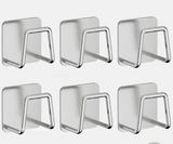 Küchen Schwammhalter Wand Edelstahl – Spül Organizer Selbstklebend | Abtropfhalter & Haken System