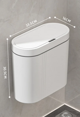 CleanMotion 9L automatischer Sensor-Abfalleimer zur Wandmontage – berührungsloser Hygienemülleimer für Bad und Küche | wasserdicht, platzsparend & modern mit Infrarotsteuerung