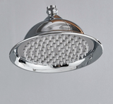 LuxRain Duschkopf Gold – Regendusche Messing | Runde Brause | Modernes Badezimmer Upgrade