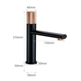 AureliaVanta Waschbeckenarmatur Roségold Einhebelmischer – Messing Mischbatterie | Luxuriöses Design | Langlebige Keramiktechnik