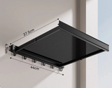 FlexiWall Klappbarer Wandkleiderhalter aus Aluminium – Platzsparender Handtuch- & Kleiderständer | Rostfrei & Stabil | Modernes Design