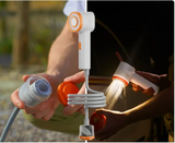 AquaLite Pro 2025 – Tragbare Outdoor-Dusche mit LED & Akku