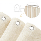 WAVELUX Duschvorhang mit Wellensaum – Wasserdichter Badvorhang aus Polyester | Schimmelhemmend | Elegantes Design