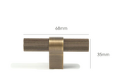 ClassicLine Möbelgriffe aus Messing – Europäische Bronze Schrankgriffe | Zeitloses Design | Langlebige Oberfläche