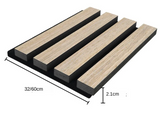 ACOUSTOAK Akustik Wandpaneel Eichenoptik – Schallabsorber Platte 21 mm | Flexible Montage | Verbesserte Raumakustik