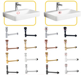 PureDrain Premium Ablaufventil Waschbecken-Abflussset – Geruchsdichter Siphon | Zuverlässiger Geruchsschutz im Bad | Massives korrosionsbeständiges Messing