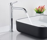 EleganceFlow Waschbeckenarmatur Einhebel – Badarmatur in Schwarz oder Gold | Warm- & Kaltwasser Mischer | Modernes Design