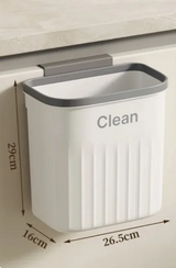 MultiClean Wandmülleimer für Küche und Bad – hygienischer Hängemülleimer mit Deckel | 8,5L / 12L platzsparend für Schrank, Unterspüle & Bioabfall