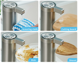 HygienioSense Automatischer Seifenspender aus Edelstahl 304 – Berührungsloser Sensor-Spender für Küche & Bad