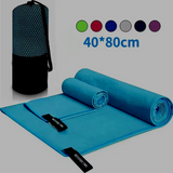 SportFrisch Kompakttuch – Leichtes Reisehandtuch 40 × 80 cm | Schnell Trocknend & Feuchtigkeitsaufnehmend | Mit Beutel für Sport & Outdoor