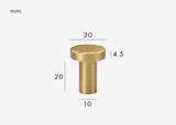 HAMMERA Messing Möbelgriff 128 mm – Gehämmertes Design | Antik Bronze & Mattgold | Handgefertigter Schrankgriff