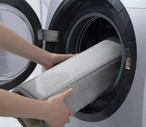 VeloraSoft WC-U-Badematte aus Mikrofaser – rutschfester und schnelltrocknender Badezimmerteppich | saugfähig, weich & hygienisch | modernes Streifendesign für Toilette und Bad