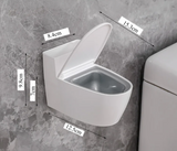 WallClean Aschenbecher zur Wandmontage – Geruchsarmer Zigarettenhalter mit Deckel | Platzsparend | Hygienische Lösung