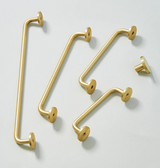VELORIA Langgriff aus Messing in Goldoptik – Möbelgriff Extra Lang | Minimalistisches Design | Elegante Schranklösung