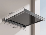 FlexiWall Klappbarer Wandkleiderhalter aus Aluminium – Platzsparender Handtuch- & Kleiderständer | Rostfrei & Stabil | Modernes Design