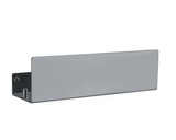 RaumFix Wandregal Schwarz – Badezimmer Regal Aluminium | Duschablage mit Haken | Modern & Platzsparend
